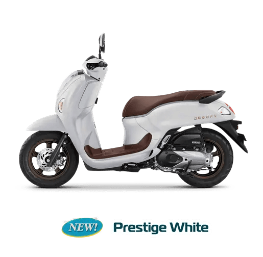 Honda Scoopy Prestige White Momorev